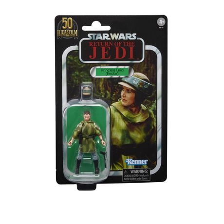 Star Wars The Vintage Collection Princess Leia (Endor) Toy, 3.75-Inch-Scale Lucasfilm First 50 Years Star Wars Original Trilogy Figure