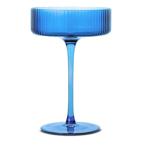 Ribbed Cocktail Coupe 290ml, Set of 4