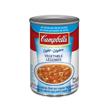 Campbell's Low Calories Condensed Light Vegetable Soup, 284 mL - Walmart.ca