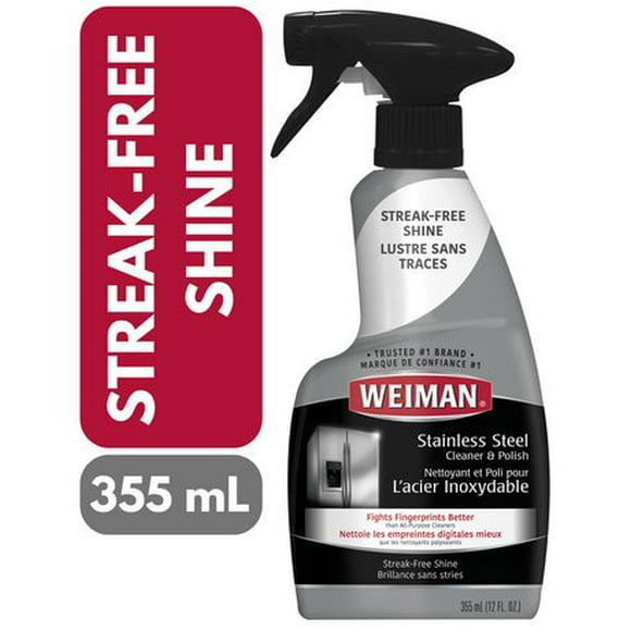 Weiman Stainless Steel Cleaner and Polish Trigger Spray, Weiman SS Cleaner