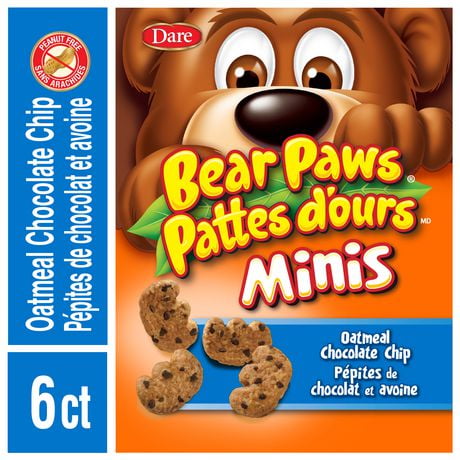Dare Pattes D Ours Minis Pepites De Chocolat Et Avoine Walmart Canada