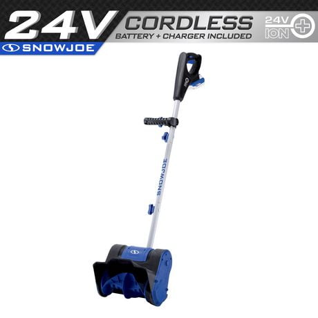 Snow Joe 24V-SS10 24-Volt iON+ Cordless Snow Shovel Kit, 10-Inch, W/ 4.0-Ah Battery and Charger