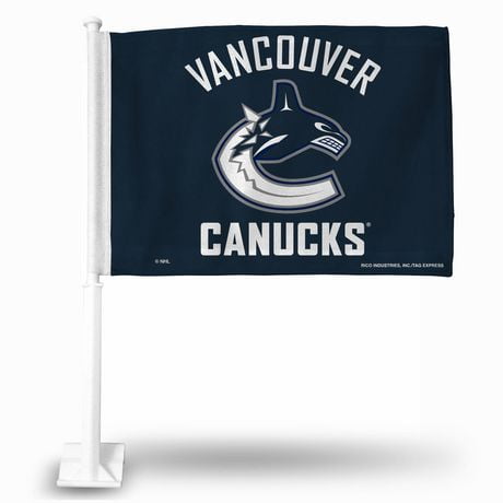 Drapeau de voiture NHL Vancouver Canucks 11.25″ x 15.5"