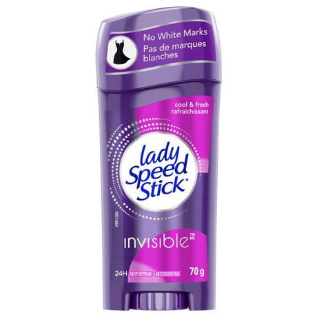 Lady Speed Stick* Invisible Antiperspirant/Deodorant, 70g, Cool and Fresh