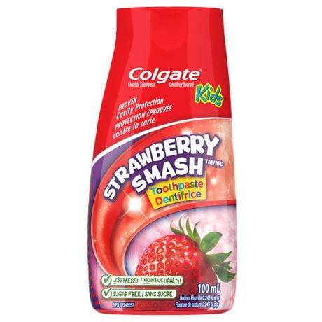 Colgate Liquid Gel 2-in-1 Kids Strawberry Toothpaste And Mouthwash, 100 mL