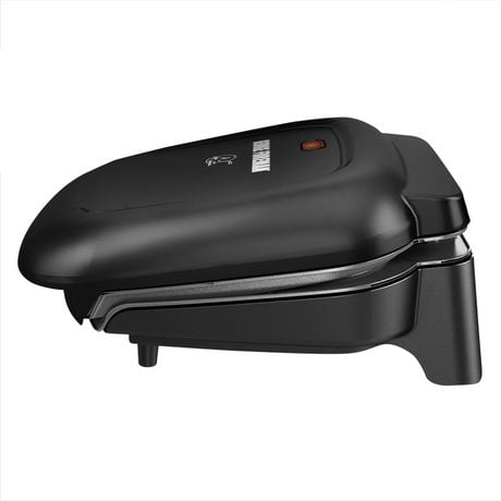 George Foreman 2-serving electric indoor grill and panini press - image 4 of 9