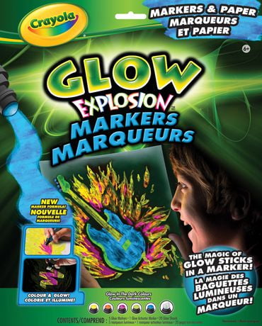 Download Crayola Glow Explosion Markers And Paper | Walmart Canada