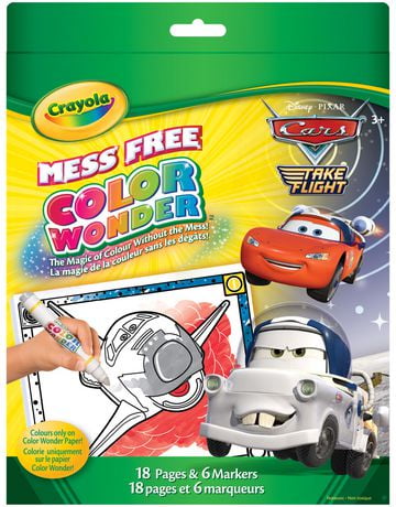 Crayola Colour Wonder Disney Cars 2 Colouring Pad & Markers | Walmart ...