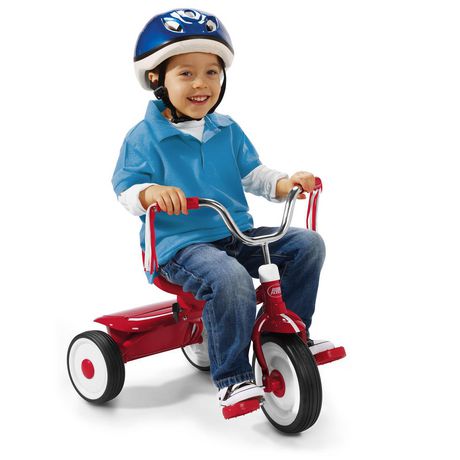 riding a tricycle