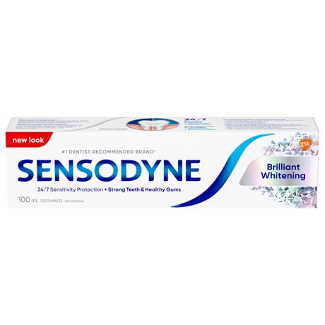 Sensodyne Brilliant Whitening Sensitivity Toothpaste, 100 mL Mint