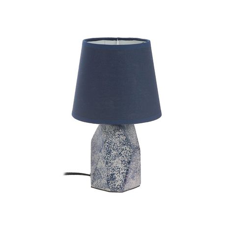 Ceramic Table Lamp With Shade Georgia, Navy Standing Lamp Shade