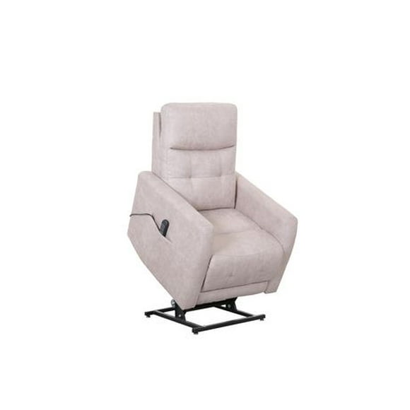 Topline Home Furnishings Power Lift Recliner with Adjustable Headrest