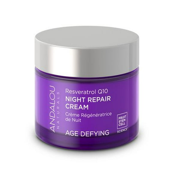 Andalou Naturals AGE DEFYING Resveratrol Q10 Night Repair Cream