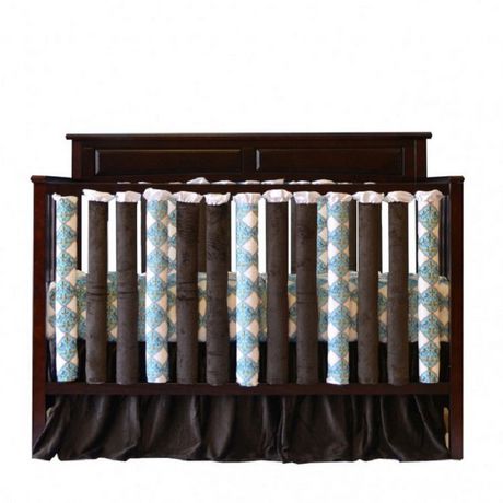 Wonder Bumpers Damask Crib Set Walmart Canada