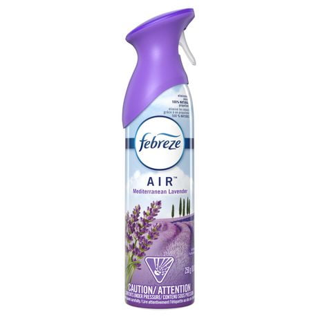 Febreze Odor-Eliminating Air Freshener, Mediterranean Lavender, 1 Count, 250 g