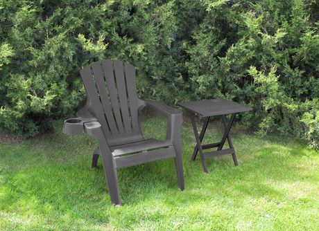 gracious living folding patio side table