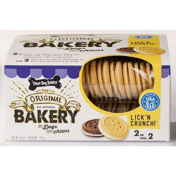 Biscuits pour chiens Three Dog Bakery Lick'n Crunch 737g 737g