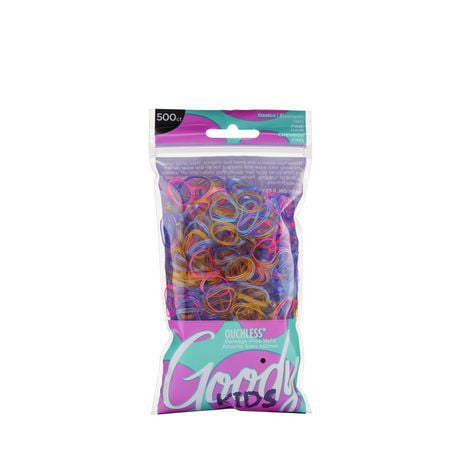 GOODY KIDS OUCHLESS LATEX ELASTICS 500CT, Ouchless Latex Elastics.