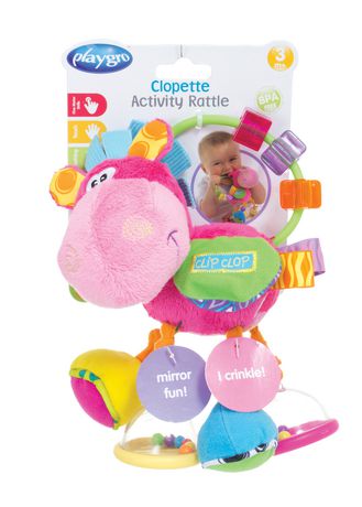 playgro clopette activity rattle