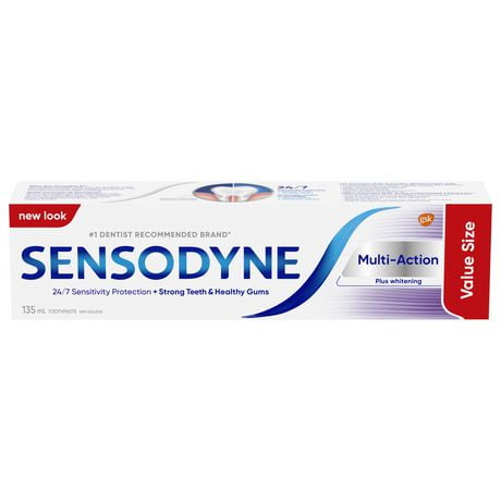 Sensodyne Multi-Action plus Whitening Sensitivity Toothpaste, 135 mL
