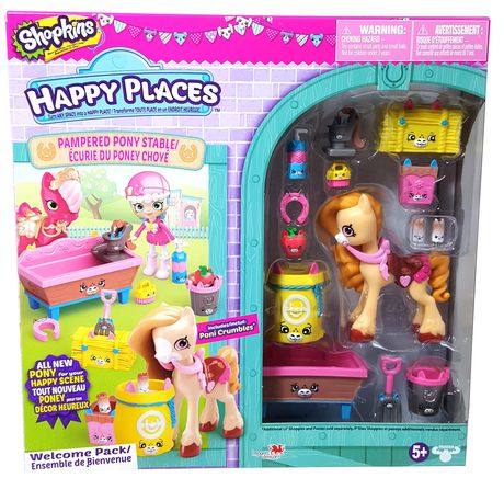 happy places shopkins happy stables playset