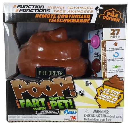 RC Pile driver with remote funny sound 