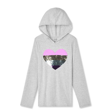 George Girls' 2-Way Sequin Hoodie | Walmart Canada