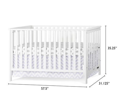 average length of a crib