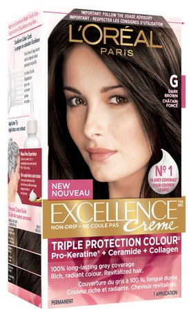  L oreal  Paris Excellence  Non Drip Cr me G Dark  Brown  