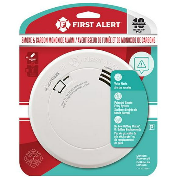 First Alert BRK PRC710A Smoke and Carbon Monoxide Alarm with Built-In 10-Year Battery, PRC710VA COMBO