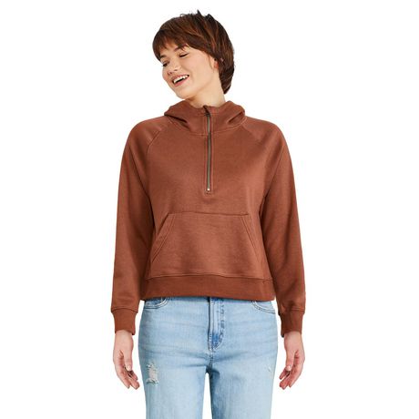 George Women's Half-Zip Hoodie | Walmart Canada