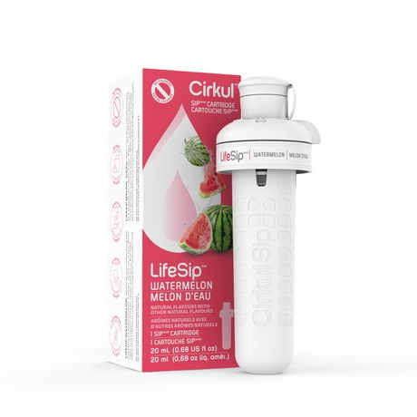 Cirkul LifeSip Aromatisant d’eau à saveur de Melon d’eau, paquet d’un cartouche CKL Melon d'eau