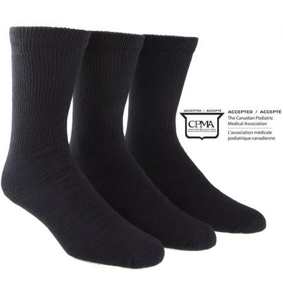 Happy Foot by Mcgregor Men's 3 Pair Health Socks, Sizes 7-12