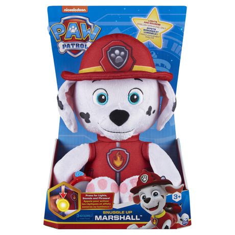 paw patrol snuggle up pup with flashlight