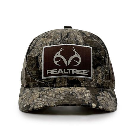 Men's Realtree Camouflage Adjustable Mesh Back Hat; Adjustable Closure, Licensed Realtree Hat