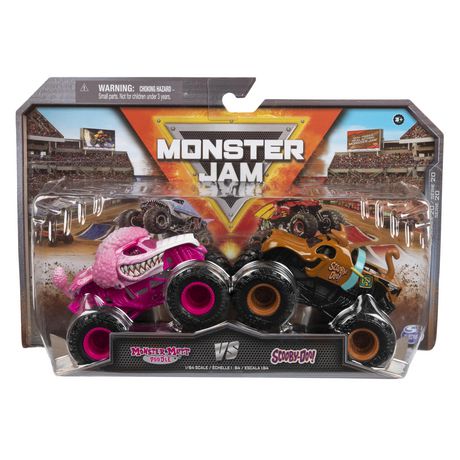 Monster Jam, Official Monster Mutt Poodle Vs. Scooby Doo Die-Cast ...