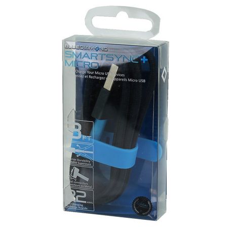 Blue Diamond Bluediamond SmartSync+ 3 Ft Micro USB Cable | Walmart Canada