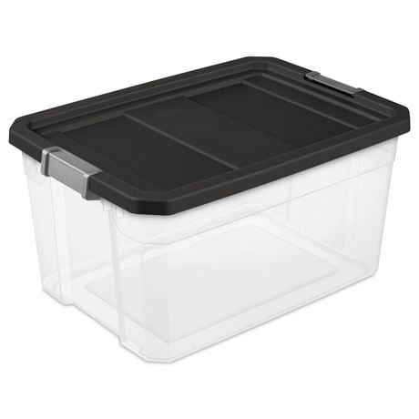 Sterilite 72 L Black Modular Stackers | Walmart Canada