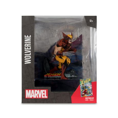 Wolverine (X-Men #1)  Posed Figure w/Scene