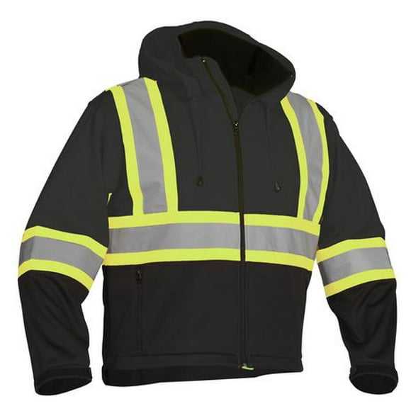Forcefield Men's Softshell Safety Rain Jacket, Sizes M-2XL