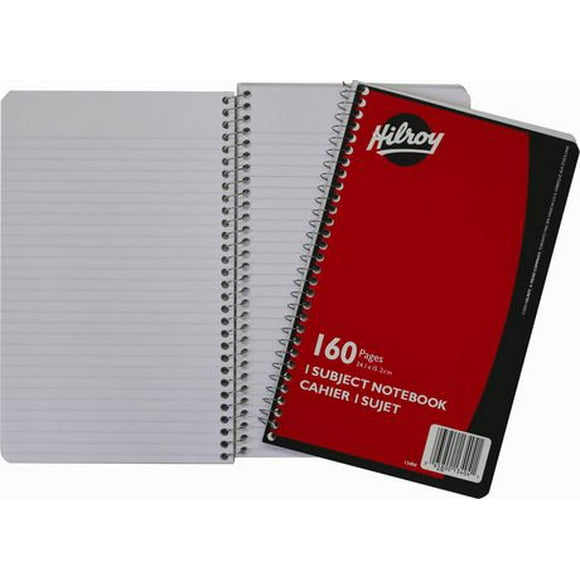 Hilroy 1 Subject Coil Notebook, 9-½ X 6, Notebook