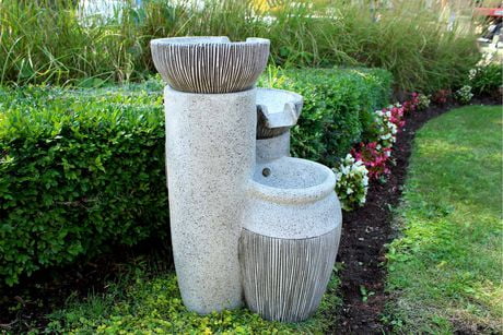 Henryka Outdoor Fountain With Led Lights Canada Henryka Outdoor Fountain With Led Lights