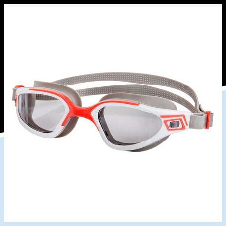 Dolfino Pro Merlin Adult Swim Goggle - Red, Adult Goggle