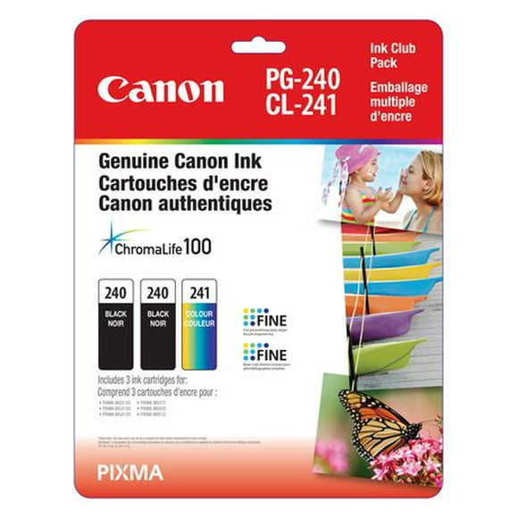 Canon - Emballage multiple d'encre PG-240 et CL-241 CL-241