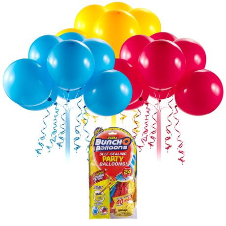 Ballons de fête autoscellants Bunch O Balloons en latex de 61 x 28 cm (24 x 11 po)