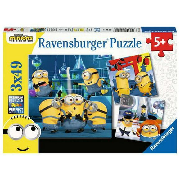 Ravensburger - Funny Minions Puzzle 3 x 49pc