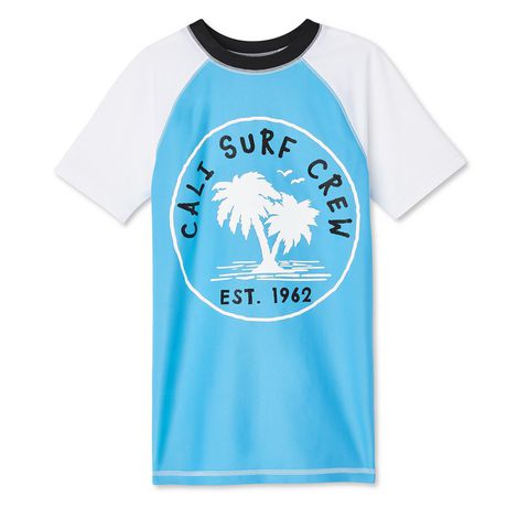 George Boys' Short Sleeve Rash Guard Top | Walmart Canada