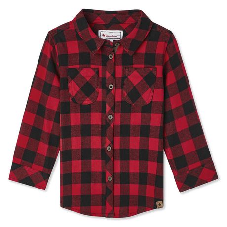 Canadiana Toddler Girls' Flannel Tunic Length Shirt | Walmart Canada