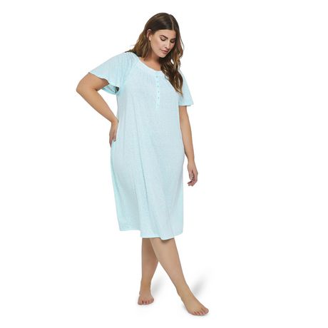 George Plus Women's Short Sleeve Nightgown | Walmart Canada