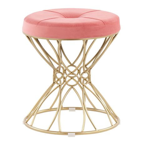 Jasmine Vanity Stool from LumiSource